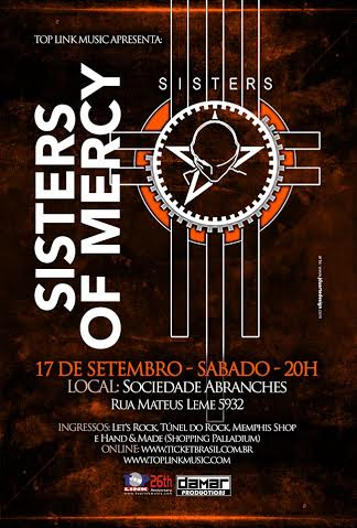 THE SISTERS OF MERCY] - DETALHES DO SHOW NO BRASIL - O SubSolo