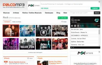 Anima Mea: sendo destaque da página principal do Palco Mp3