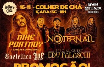 Colher de Chá: promoção de ingressos para Nortunall & Mike Portnoy encerra hoje (13/11) a meia noite