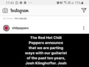 Red Hot Chilli Peppers: John Frusciante retorna a banda