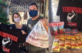 Hempadura doa camisetas da banda em troca de solidariedade