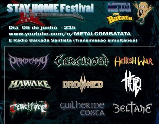 Metal com Batata lança seu primeiro festival online chamado “Stay Home Festival”, assista!