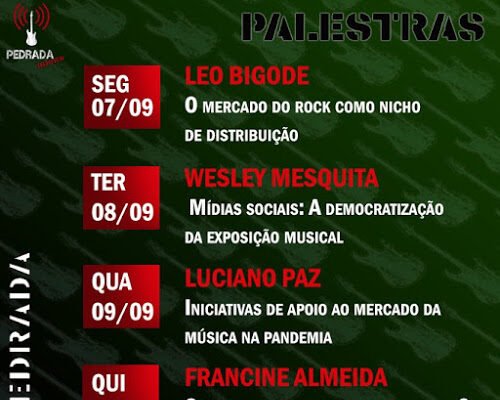 Pedrada At Home chega a sua 6ª Edição, confira as atrações!