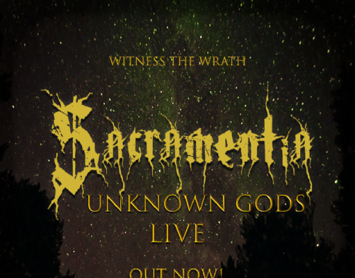 Sacramentia lança versão ao vivo da faixa ‘Unknown Gods’
