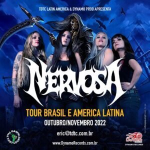 Eleni Nota se afasta temporariamente de turnês com o Nervosa