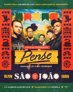 Pense é atração confirmada na festa de São João do Colher de Chá em Içara/SC