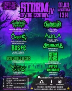 Conhecendo as bandas do ‘Storm of the Century IV’ que acontecerá em Laguna/SC neste final de semana