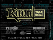 Ritual Metal Fest chega com sua primeira edição sob o comando de uma equipe que acredita no Underground