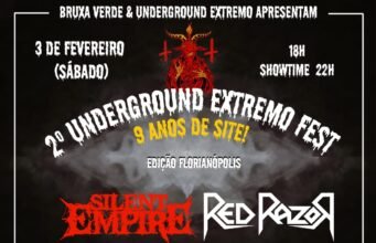 Em parceria com a produtora Bruxa Verde, Underground Extremo realiza segunda edição de festival
