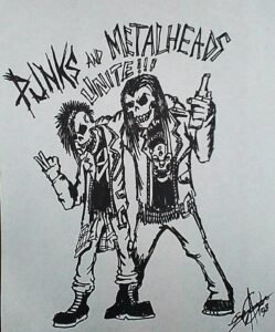 Heavy metal e Punk são gêmeos paridos da mesma constatação histórica: o fim do futuro