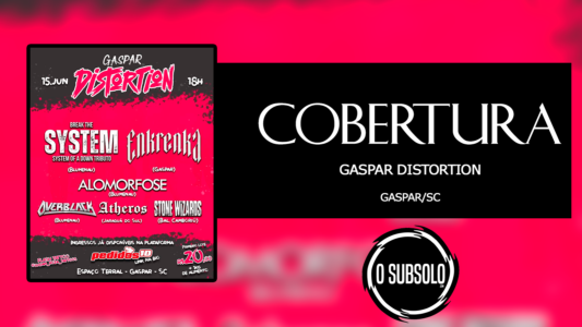 Cobertura: 2º Gaspar Distortion (Gaspar/SC)