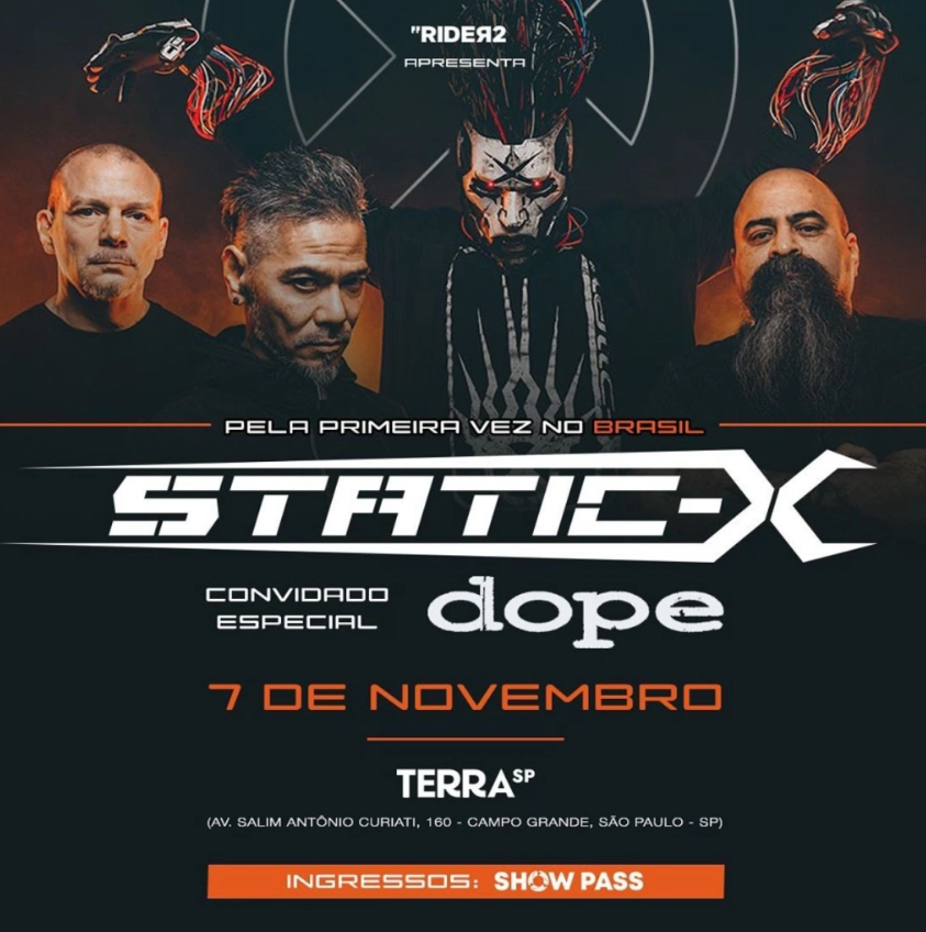Cobertura: Static-X + Dope (São Paulo/SP)