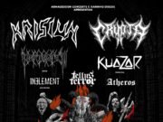 Armageddon Concerts e Xaninho Discos trazem Krisiun x Crypta para SC