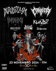 Armageddon Concerts e Xaninho Discos trazem Krisiun x Crypta para SC