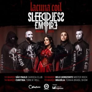Lacuna Coil fará quatro shows no Brasil começando neste próximo final de semana