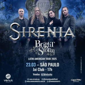 Sirenia mantém datas no Brasil e shows acontecerão agora em Março