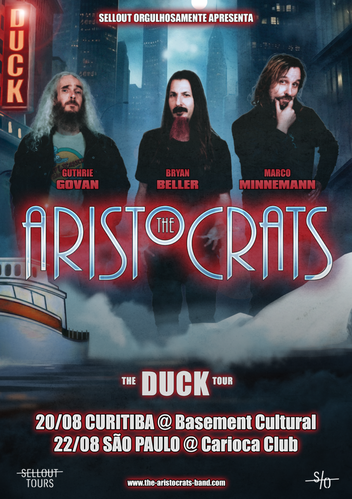 The Aristocrats confirma retorno ao Brasil com dois shows da nova turnê