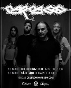 Carcass anuncia volta ao Brasil em 2025