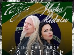 Tarja e Marko Hietala retornam ao Brasil em 2025 com a “Living the Dream Together Tour”