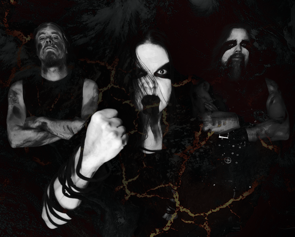 Banda Plaguebreeder completa, grupo de metal extremo finlandês com influências lovecraftianas e sonoridade atmosférica.